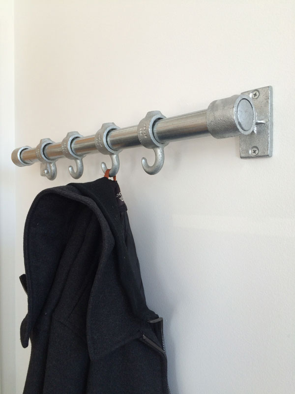 How To Build An Industrial Pipe Coat Rack In 10 Steps