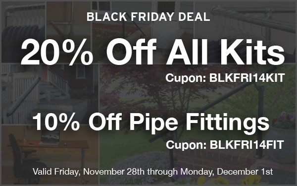20% off Kits and 10% off Fittings - Black Friday