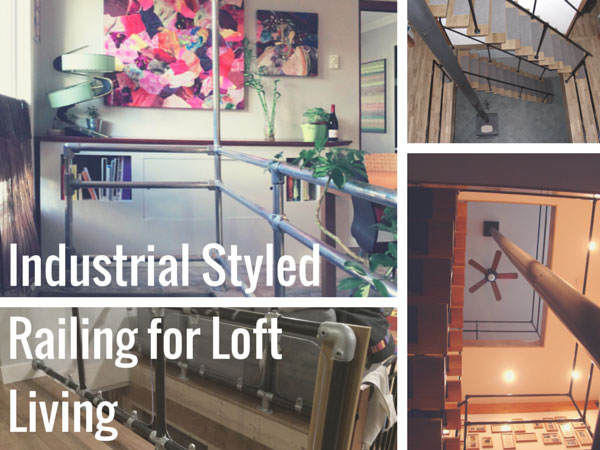 Industrial Styled Railing For Loft Living